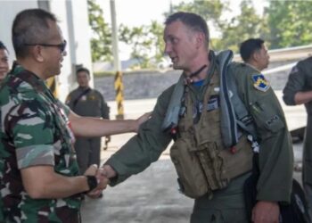 Angkatan Udara Negara Indonesia dan Amerika Serikat Latihan Bersama di Pangkalan Udara Pekanbaru
