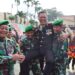 Polres Tanggamus dan TNI Tampilkan Seni Reog Ponorogo Dalam Meriahkan HUT Bhayangkara Ke-77
