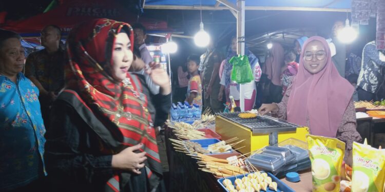 Bupati Tanggamus Hj Dewi Handajani Buka Acara Food Festival Tahun 2023