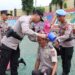 Puluhan Anggota Polres Tanggamus Mendapat Kenaikan Pangkat Satu Tingkat