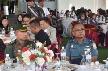 Kasrem 043/Gatam Bandar Lampung Kolonel Inf Risa Wilis Hadiri HUT PP Polri ke-24