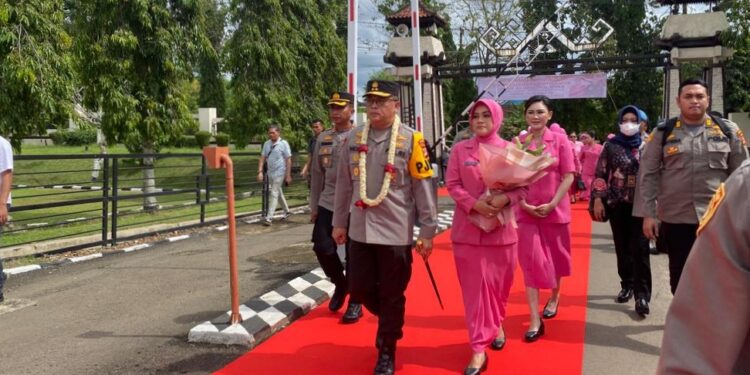 Kapolda Lampung Kujungan Kerja Ke- Polres Lampung Utara dan Pantau Persiapan Pengamanan Pilkades Serentak