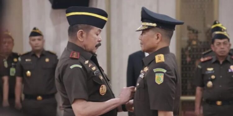Jaksa Agung RI Lantik Mayjen Wahyoedho Indrajit Sebagai Jaksa Muda Pidana Militer
