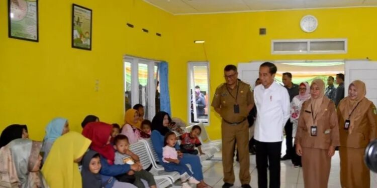 Presiden Minta Puskesmas Dapat Berinovasi Untuk Tekan Angka Kasus Stunting