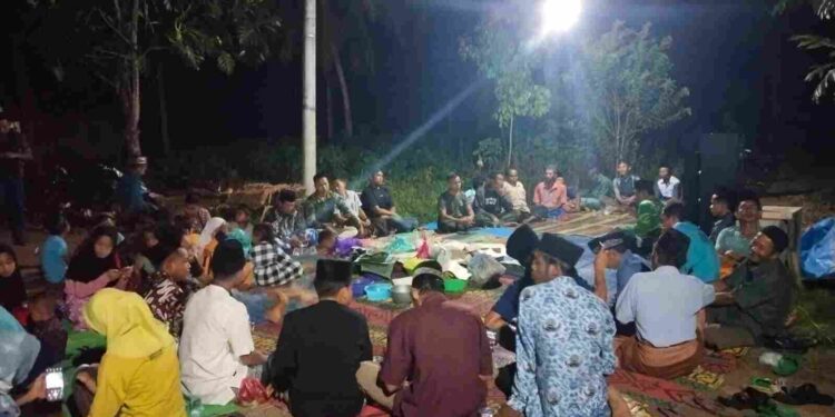 Satgas TMMD Ke-117 Gelar Do’a Bersama Peringati Tahun Baru Islam 1445 H di Desa Sumber Marga