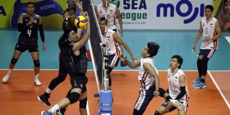 Indonesia Juara SEA V League Seri Kedua Bola Voli Putra Mengalahkan Tim Thailand