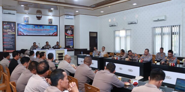 Tim Puskeu Mabes Polri Gelar Asistensi di Polres Lampung Utara