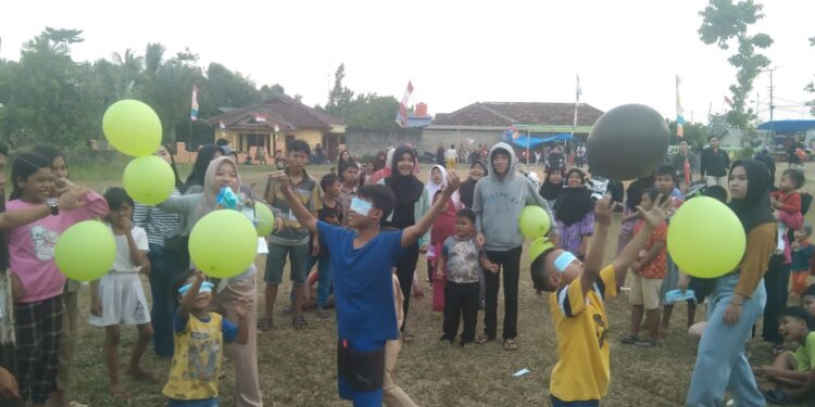 Warga Kelurahan Rejosari, Lampung Utara Gelar Perlombaan Peringati HUT RI Ke -78