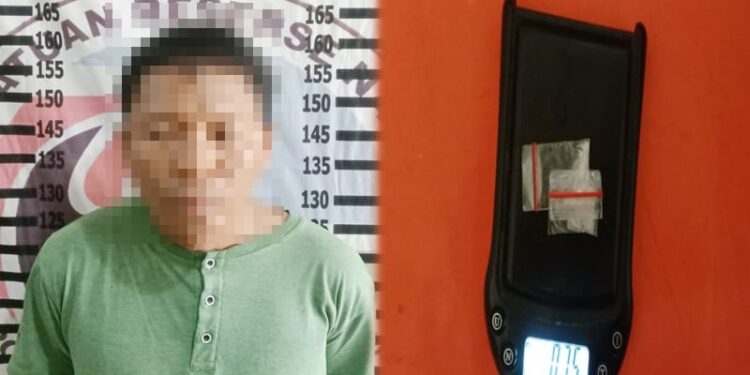Seorang Warga di Tangkap Petugas Ketika Hendak Transaksi Narkoba Jenis Sabu