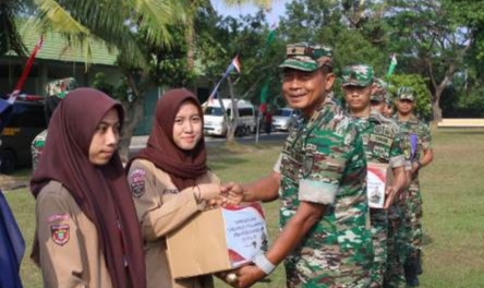 Korem 043/ Gatam Lampung Gelar Bakti Sosial Menyambut HUT RI Ke- 78 Tahun 2023