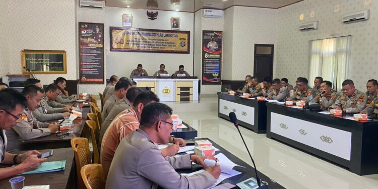 Polres Lampung Utara Gelar Lat Pra Ops Jelang Oprasi Zebra Krakatau 2023