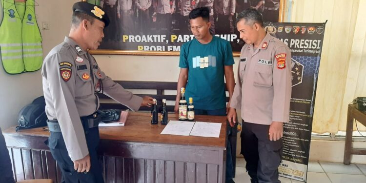 Antisipasi Gangguan Kamtibmas, Polres Lampung Utara Gelar Razia Miras