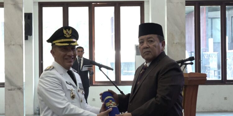Gubenur Lampung Arinal Djunaidi Melantik Mulyadi Irsan Sebagai  (Pj) Bupati Tanggamus