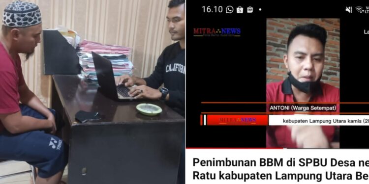 Viralkan SPBU Ngecor BBM di Kecamatan Sungkai Utara, Ternyata Pelakunya Merupakan DPO Curas Rampok