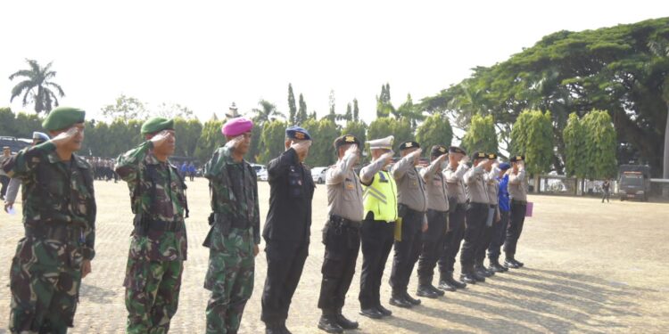 Polda Lampung Siap Amankan Pemilu Tahun 2024, Dengan Mengelar Latihan Simulasi Sispamkota