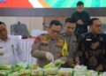 Polda Lampung Musnahkan Barang Bukti Ratusan Kg Narkotika Hasil Ungkap Selama Enam Bulan Terakhir