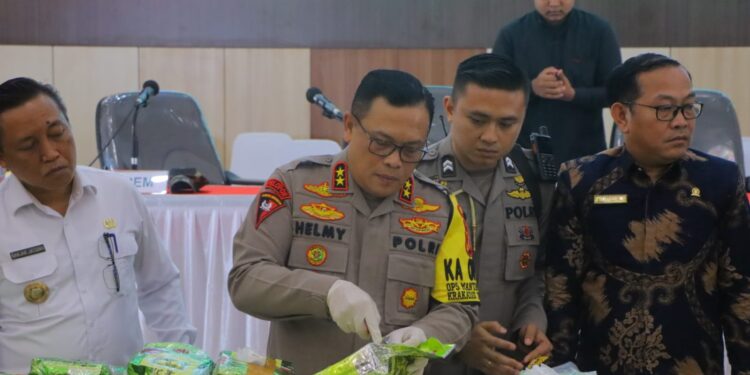 Polda Lampung Musnahkan Barang Bukti Ratusan Kg Narkotika Hasil Ungkap Selama Enam Bulan Terakhir