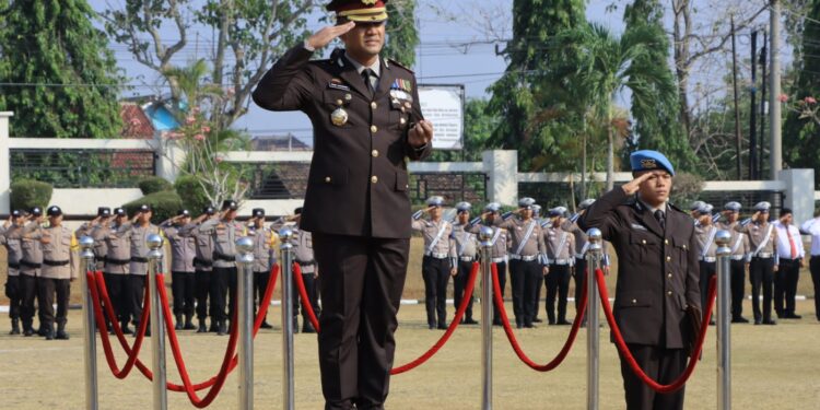 Seluruh Jajaran Polres Wilayah Polda Lampung Gelar Upacara Hari Sumpah Pemuda Ke-95