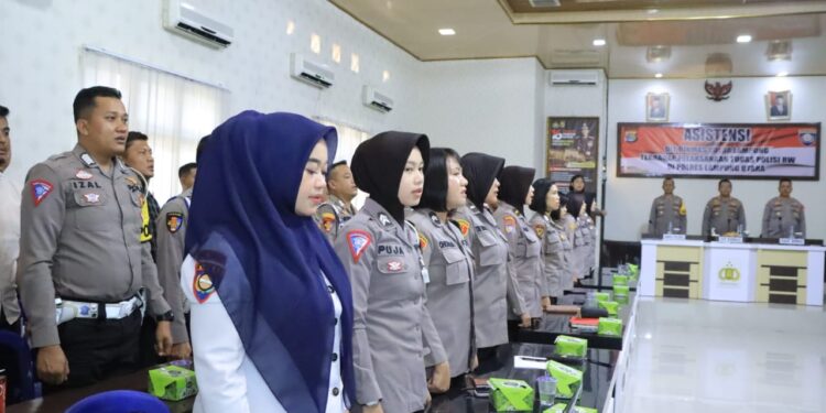 Dit Binmas Polda Lampung Kujungi Polres Lampung Utara Dalam Rangka Asistensi Polisi RW