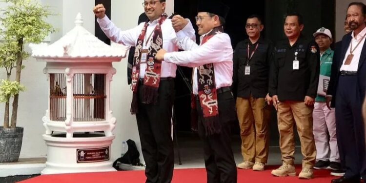 Anies-Muhaimin Resmi Mendaftar di Kantor KPU RI Sebagai Calon Peserta Pilpres 2024