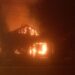Sebuah Rumah Warga di Kecamatan Abung Tinggi Ludes Terbakar