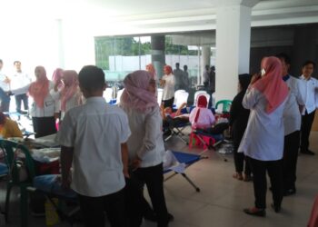 Pemkab Pesisir Barat Adakan Kegiatan Donor Darah Dalam Rangka HUT Kopri Ke-52