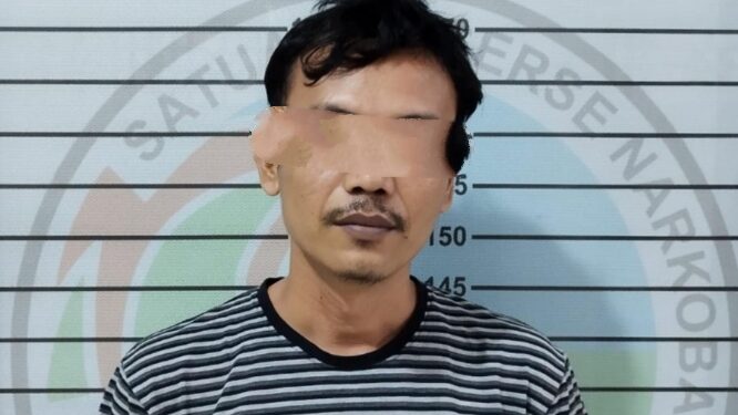 Sat Narkoba Polres Lampura Tangkap Seorang Residivis Pengedar Sabu-Sabu