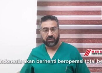 Rumah Sakit Indonesia di Gaza Akan Hentikan Operasi Karena Kehabisan BBM
