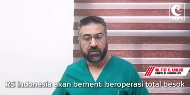 Rumah Sakit Indonesia di Gaza Akan Hentikan Operasi Karena Kehabisan BBM