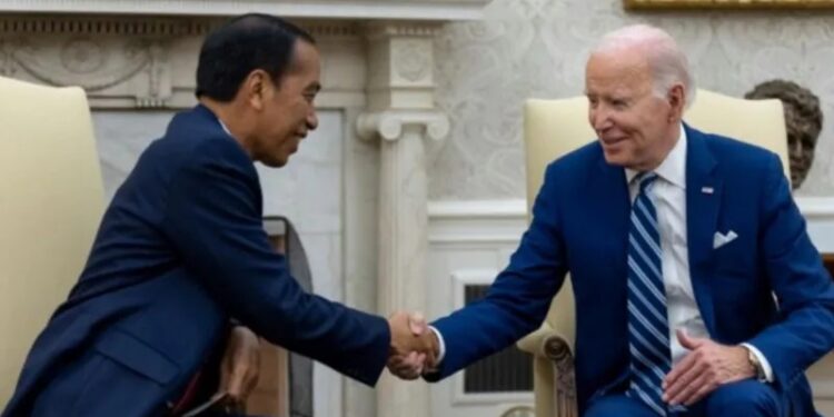 Persiden RI Jokowi Minta Presiden Amerika Serikat Joe Biden Hentikan Perang di Gaza