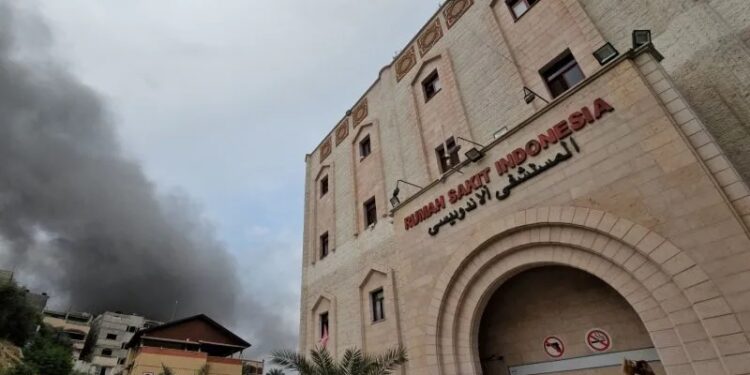 RS Indonesia di Gaza Utara di Jadikan Sasaran Tembak Tentara Israel