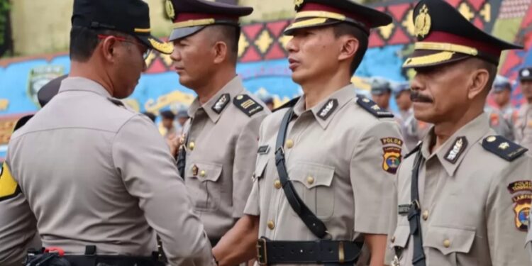 Polres Tanggamus Gelar Sertijab Para Kabag, Kasat dan Kapolsek