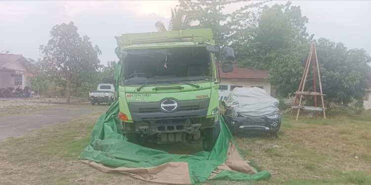 Petugas Tangkap Sopir Truck Penabrak Mobil Pajero dan Pedagang Nasi Goreng Yang Sempat Buron