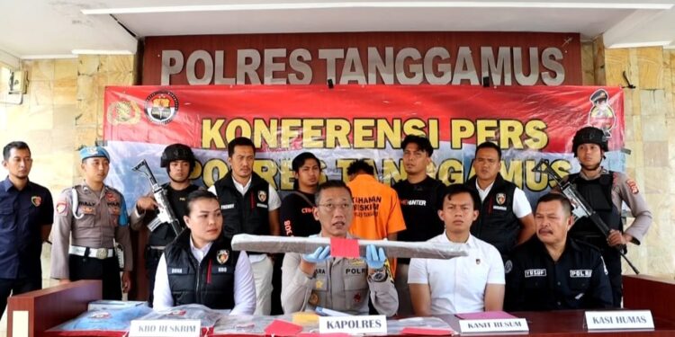 Pelaku Pembunuh Ibu Rumah Tangga di Kabupaten Tanggamus Diamankan Petugas