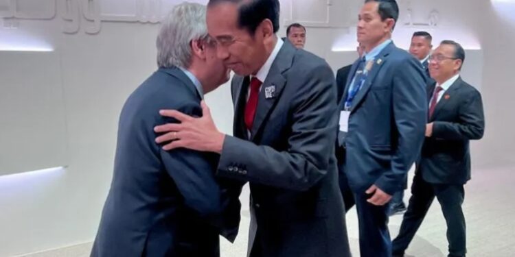 Presiden Joko Widodo dan Sekjen PBB Bahas Situasi di Gaza