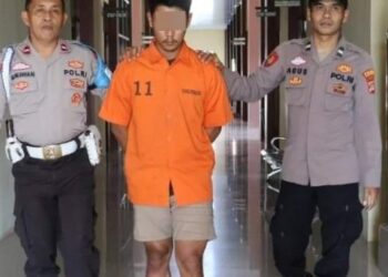 Pelaku Pencurian Bersenjata Celurit Ditangkap Petugas Polres Pringsewu Bersebunyi Rumah Kosan