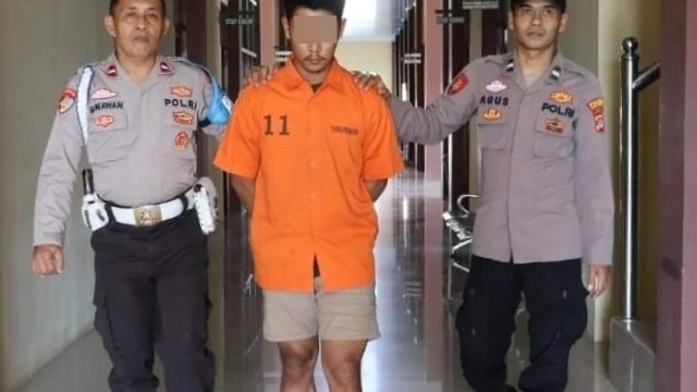 Pelaku Pencurian Bersenjata Celurit Ditangkap Petugas Polres Pringsewu Bersebunyi Rumah Kosan